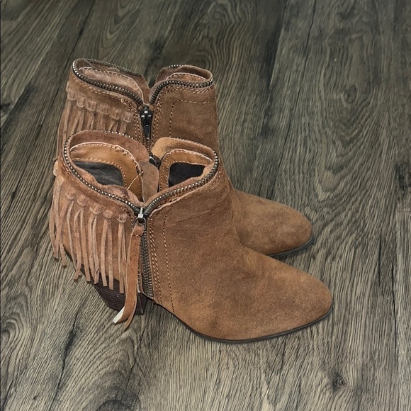 Dolce Vita Fringe Suede Ankle Boots size 7 - Picture 2 of 10